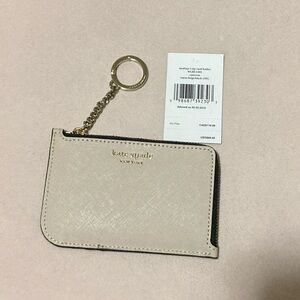 Kate Spade Medium L-zip Card Holder Keychain in Warm Beige and Black -
Cameron